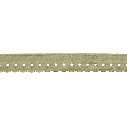 Puntilla tela calada verde cestón - 2