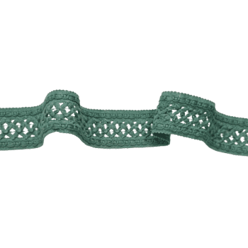 Entredós crochet verde - 1
