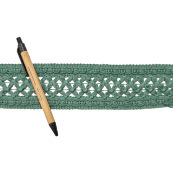 Entredós crochet verde - 3