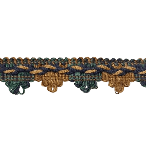 Galón picos verde, ocre y azul - 1