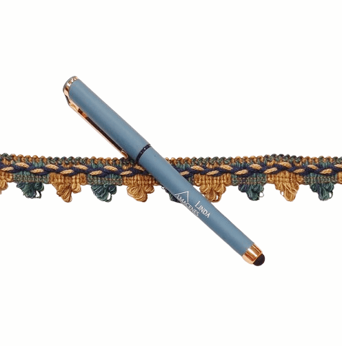 Galón picos verde, ocre y azul - 4