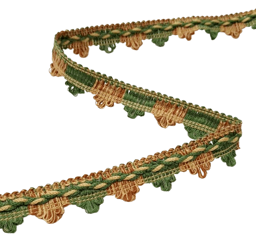 Galón picos verde y naranja - 1