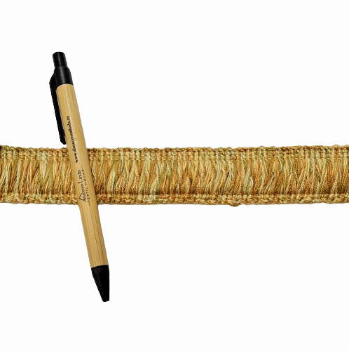 Flecos espumillón amarillo y toque verde - 2