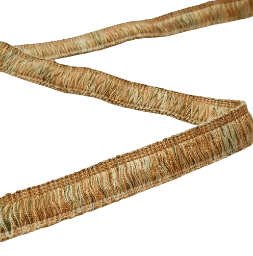 Flecos espumillón amarillo y toque verde - 3