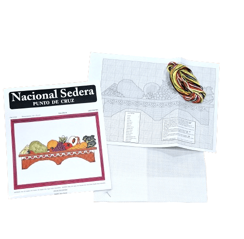 Kit punto de cruz bodegón