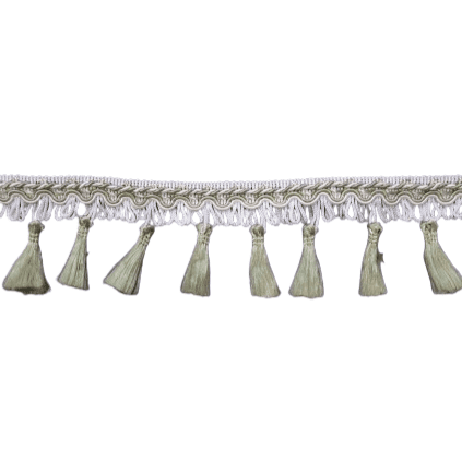 Flecos verdes y blanco espiral