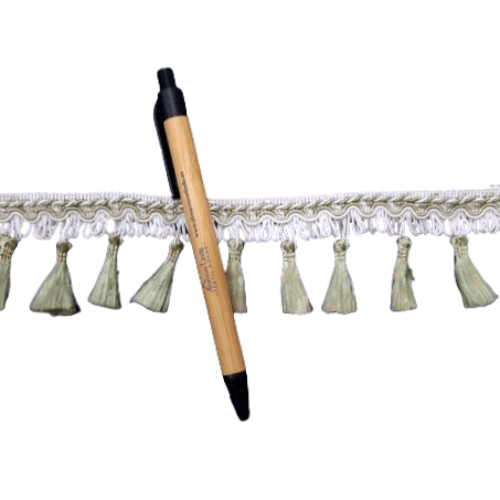 Flecos verdes y blanco espiral - 1