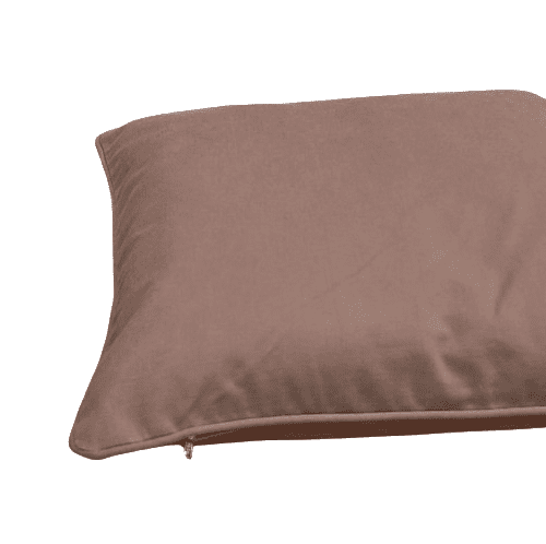 Funda de cojín tela mimo marrón - 1