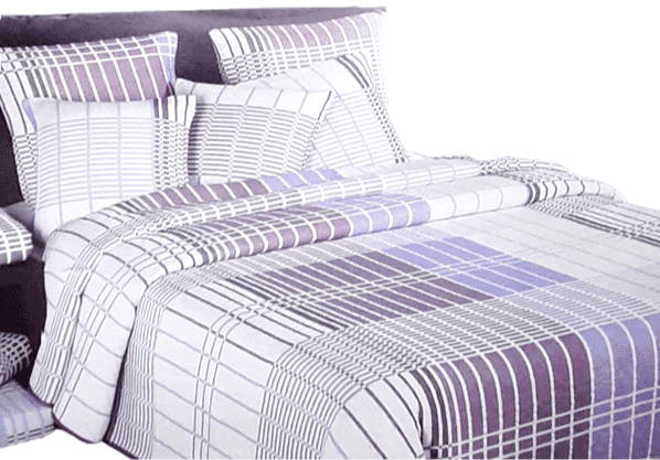 Colchas cuadros azul, marino y turquesa. Cama 90 - 2