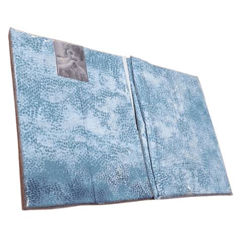 Sábanas Tolrá azul. Cama 105 - 2