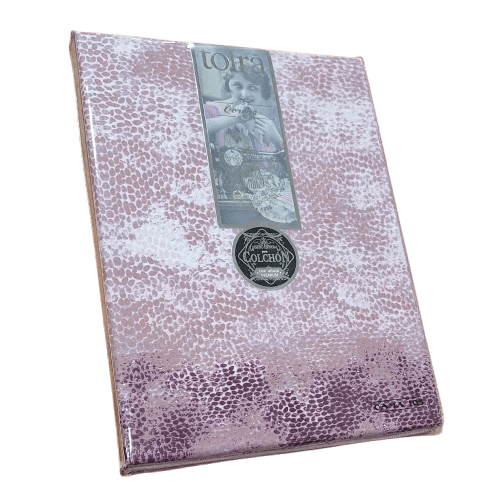 Sábanas Tolrá malva. Cama 105 - 1