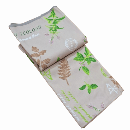 Mantel antimanchas flores 150 x 200