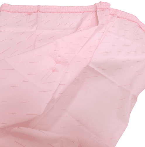 Cortina baño palmitos de purpurina rosa - 4