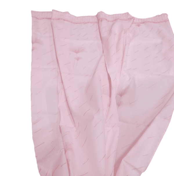 Cortina baño palmitos de purpurina rosa - 6