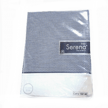 Juego de sábanas azul marino. Cama 135