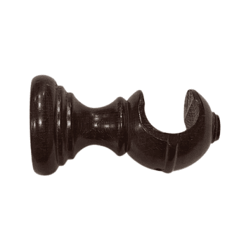Soporte barra madera nogal 30