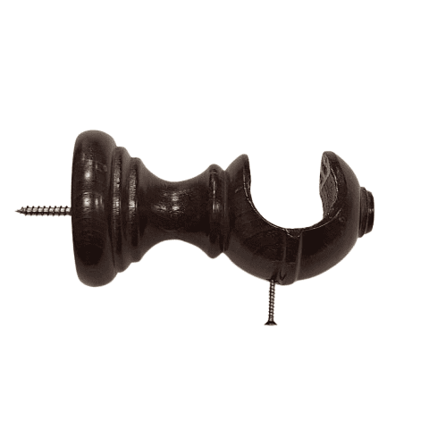 Soporte barra madera nogal 30 - 3