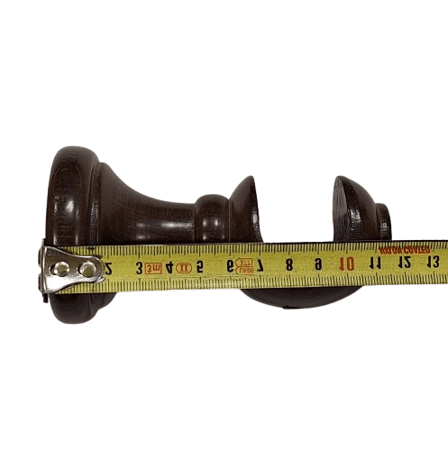 Soporte barra madera nogal 30 - 3