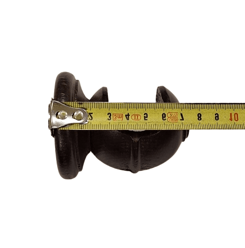 Soporte corto barra madera nogal 30 - 3