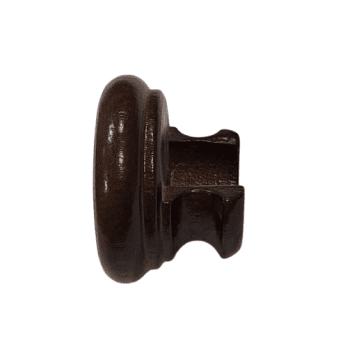 Soporte lateral barra madera nogal 30