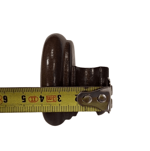 Soporte lateral barra madera nogal 30 - 3