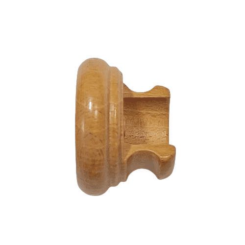 Soporte lateral barra 30 madera clara