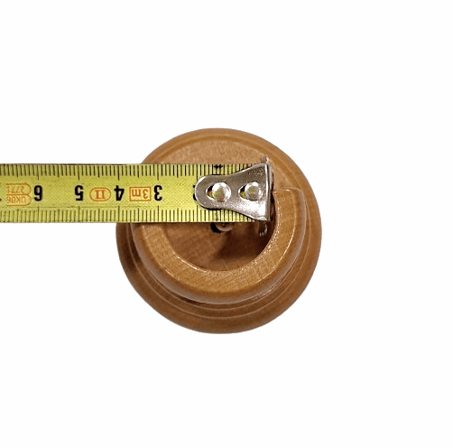 Soporte lateral barra 30 madera clara - 2