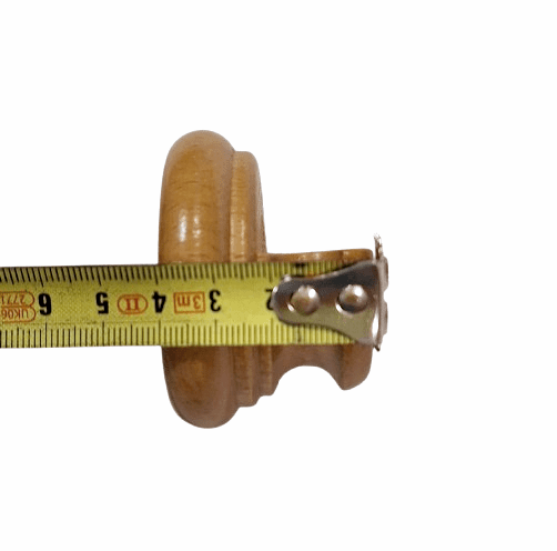 Soporte lateral barra 30 madera clara - 3