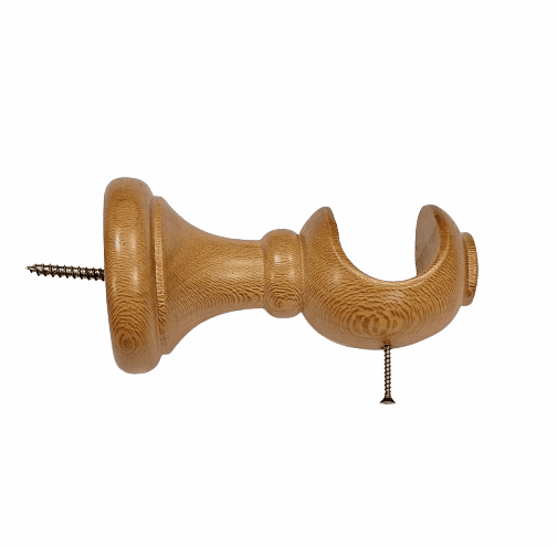 Soporte barra madera clara 30