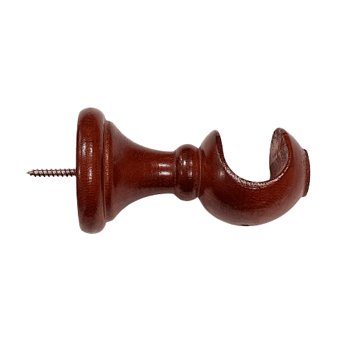 Soporte barra madera caoba 30