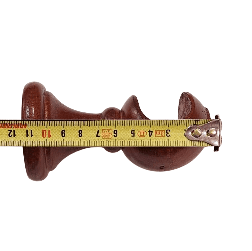 Soporte barra madera caoba 30 - 3