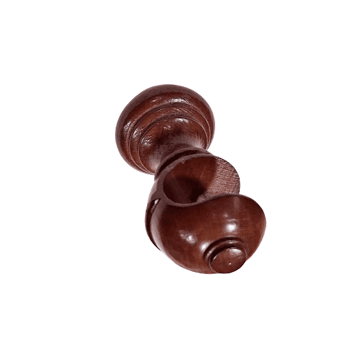 Soporte barra 30 madera caoba - 3