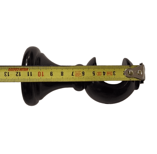 Soporte barra 30 madera negra - 1