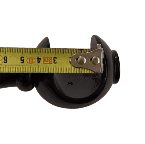 Soporte barra 30 madera negra - 2