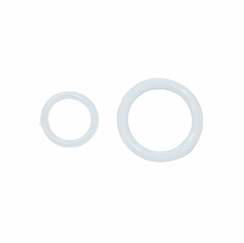 Anillas pequeñas de plástico