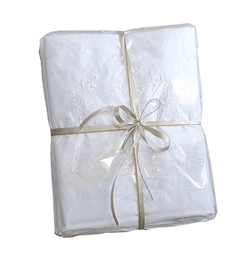 Sábanas bordadas con filtiré. Cama 135 - 5