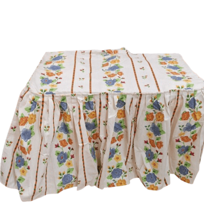 Colcha de verano flores volante. Cama 80 - 1