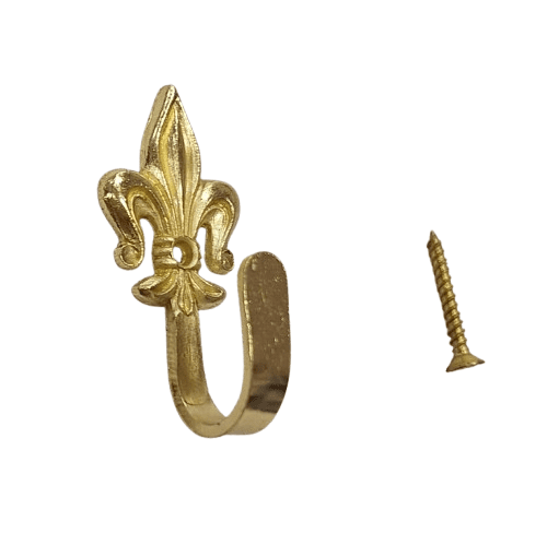 Alzapaño flor de lis dorado