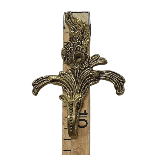 Alzapaño oro viejo flor 8 x 12 cm - 1