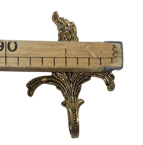 Alzapaño oro viejo flor 8 x 12 cm - 3