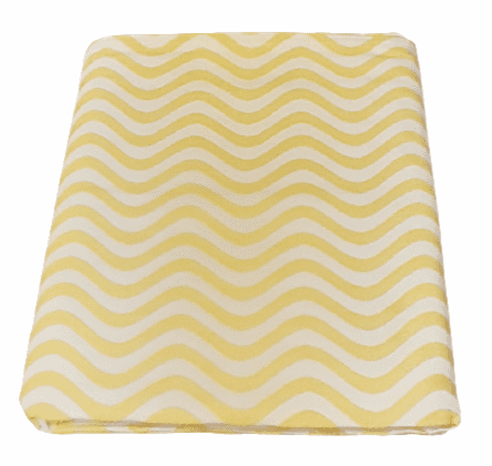 Colcha de verano Ondas amarillas y beige. Cama: 90 - 3