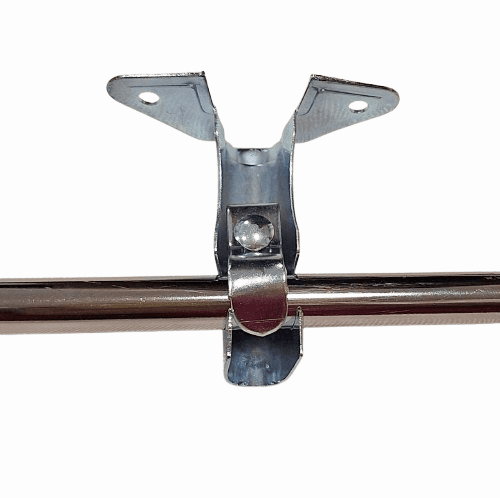 Soporte pared barra 12 mm cromo - 2