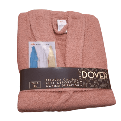 Albornoces algodon rosa nude