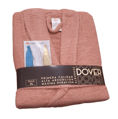 Albornoces algodon rosa nude - 1