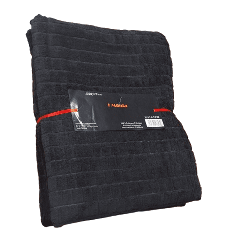 Manta de sofá negra 130 x 170