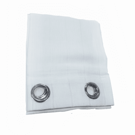 Visillo confeccionado rayitas blanco 200 x 260 - 1