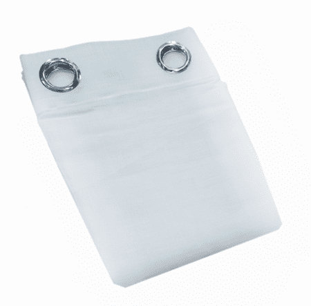 Visillo confeccionado rayitas blanco 200 x 260 - 2