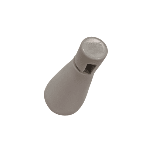 Pomo para riel de cuerda color gris - 2