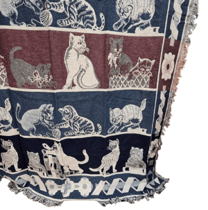 Colcha reversible gatos cama 90 - 1