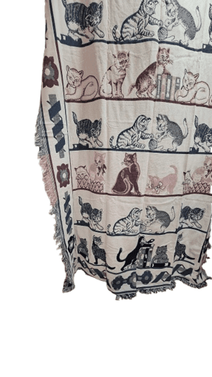 Colcha reversible gatos cama 90 - 4